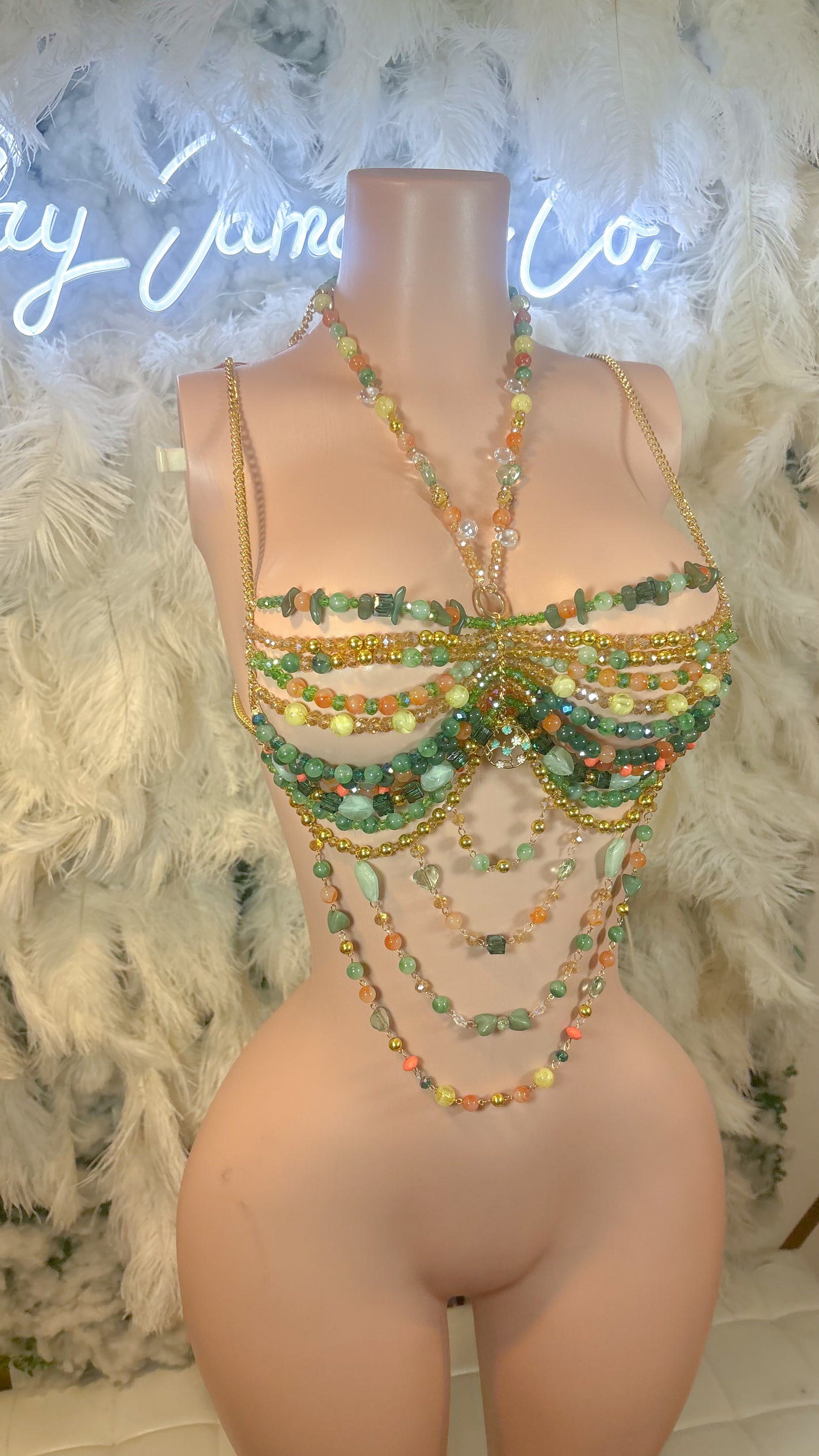 READY TO SHIP Tahitian Desires Beaded Top