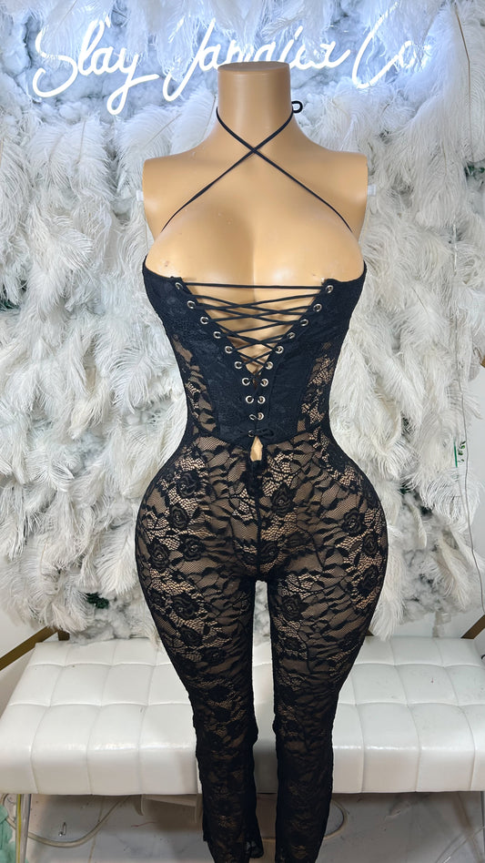 Sexy Mami Lace Jumpsuit
