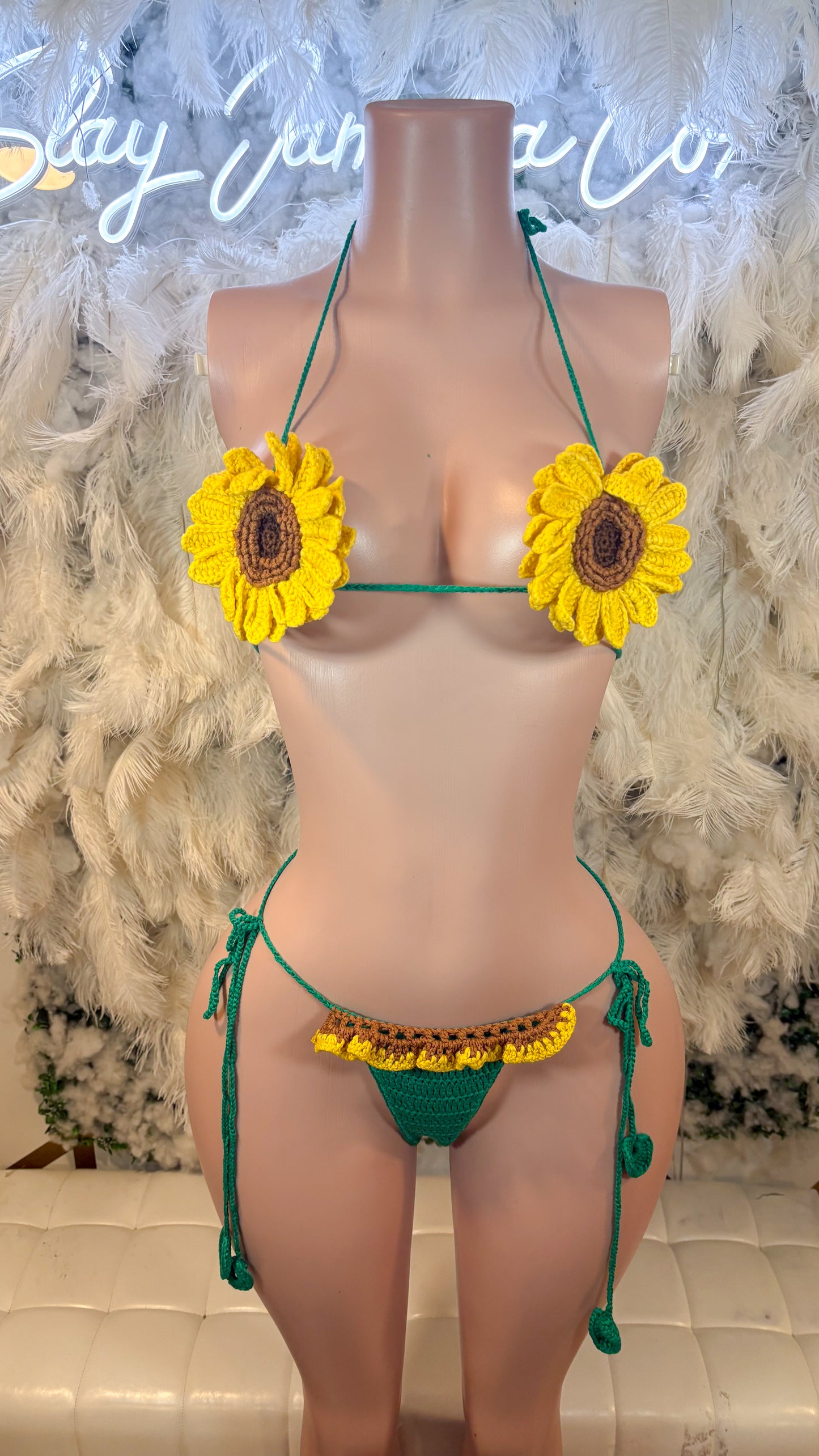 READY TO SHIP Pocket Full Of Sunflowers Bikini