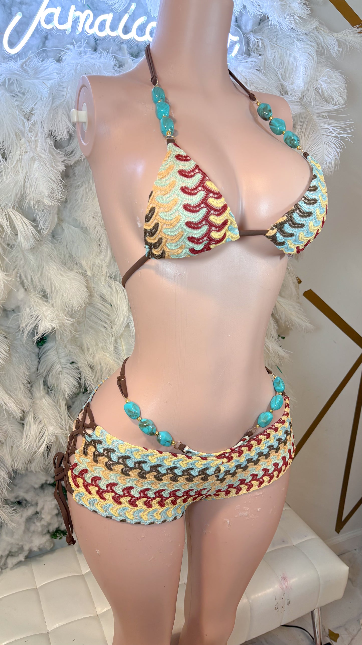 READY TO SHIP Island Baddie Three Piece Bikini Set