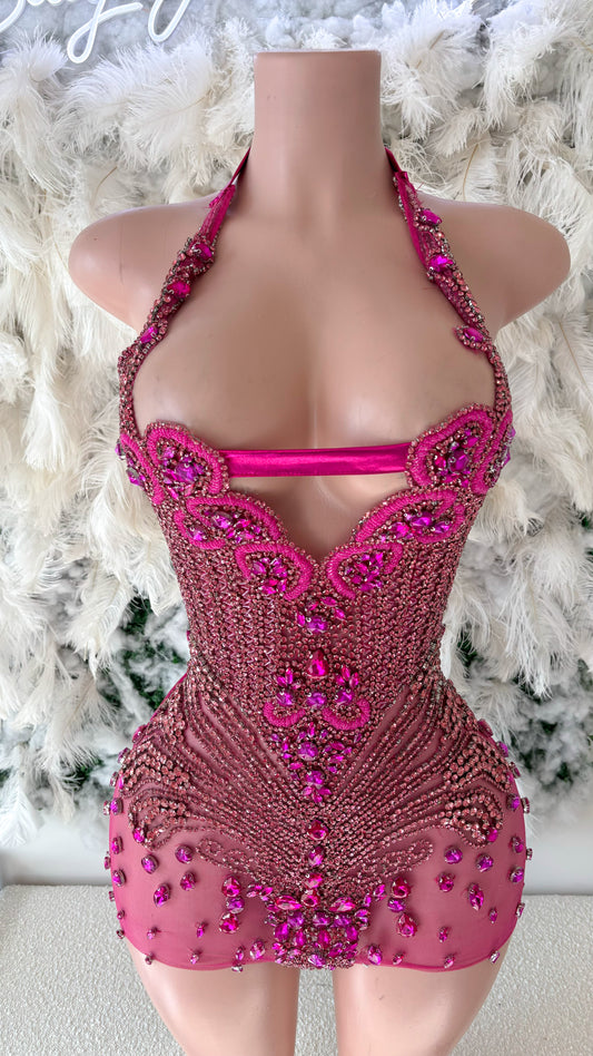 PREORDER ONLY Her Only Desire Rhinestone Mini Dress