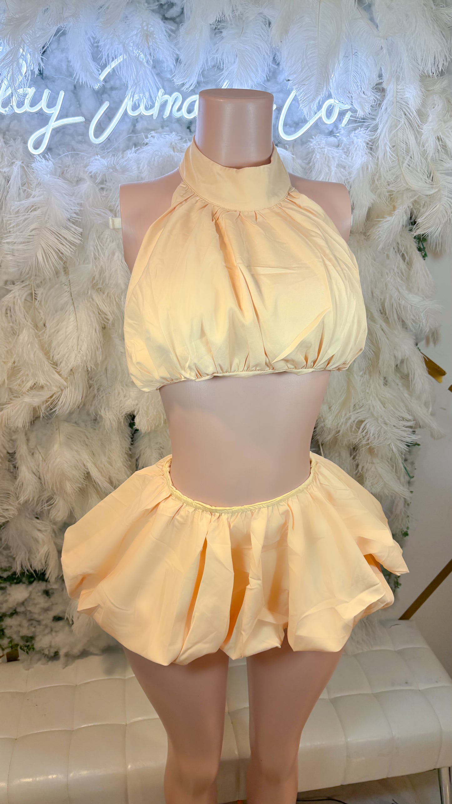 READY TO SHIP Flowers Will Bloom Bubble Hem Set