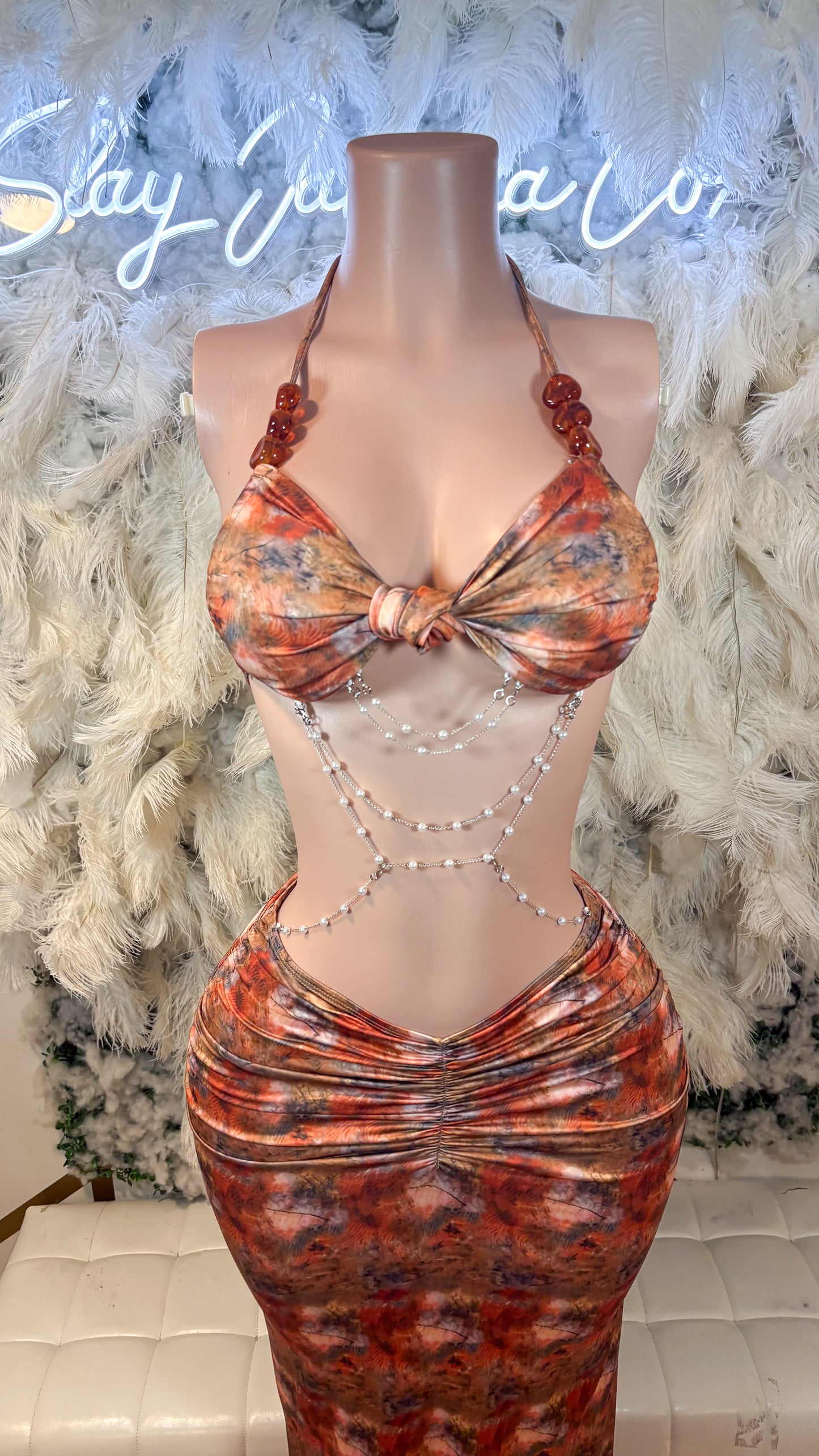 READY TO SHIP Fusiom Of Colors Maxi Dress
