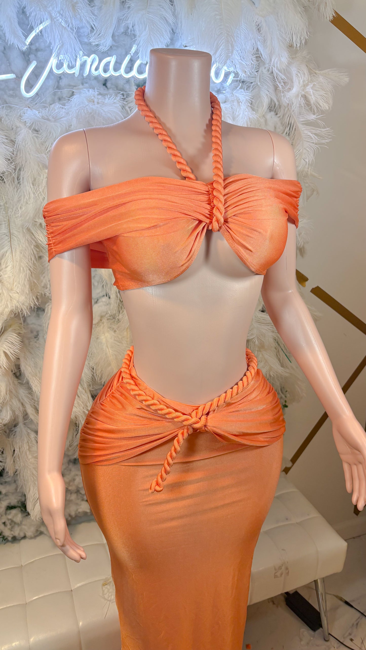 READY TO SHIP Her Tropical Sensation Skirt Set