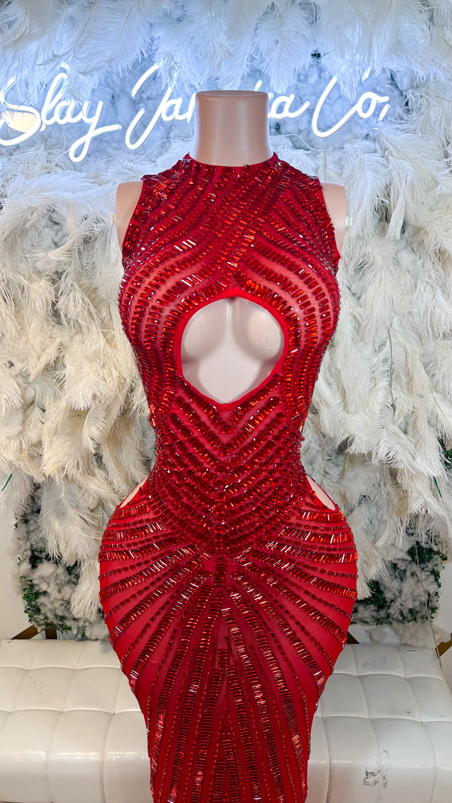 READY TO SHIP Life Of Every Party Rhinestone Maxi Dress