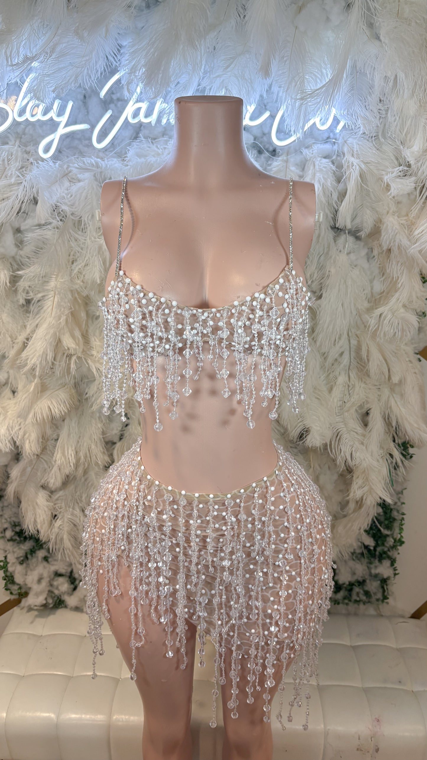 READY TO SHIP Pearls For The Girls Skirt Set