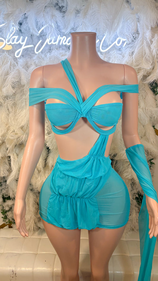 READY TO SHIP Miss Risqué Mini Dress