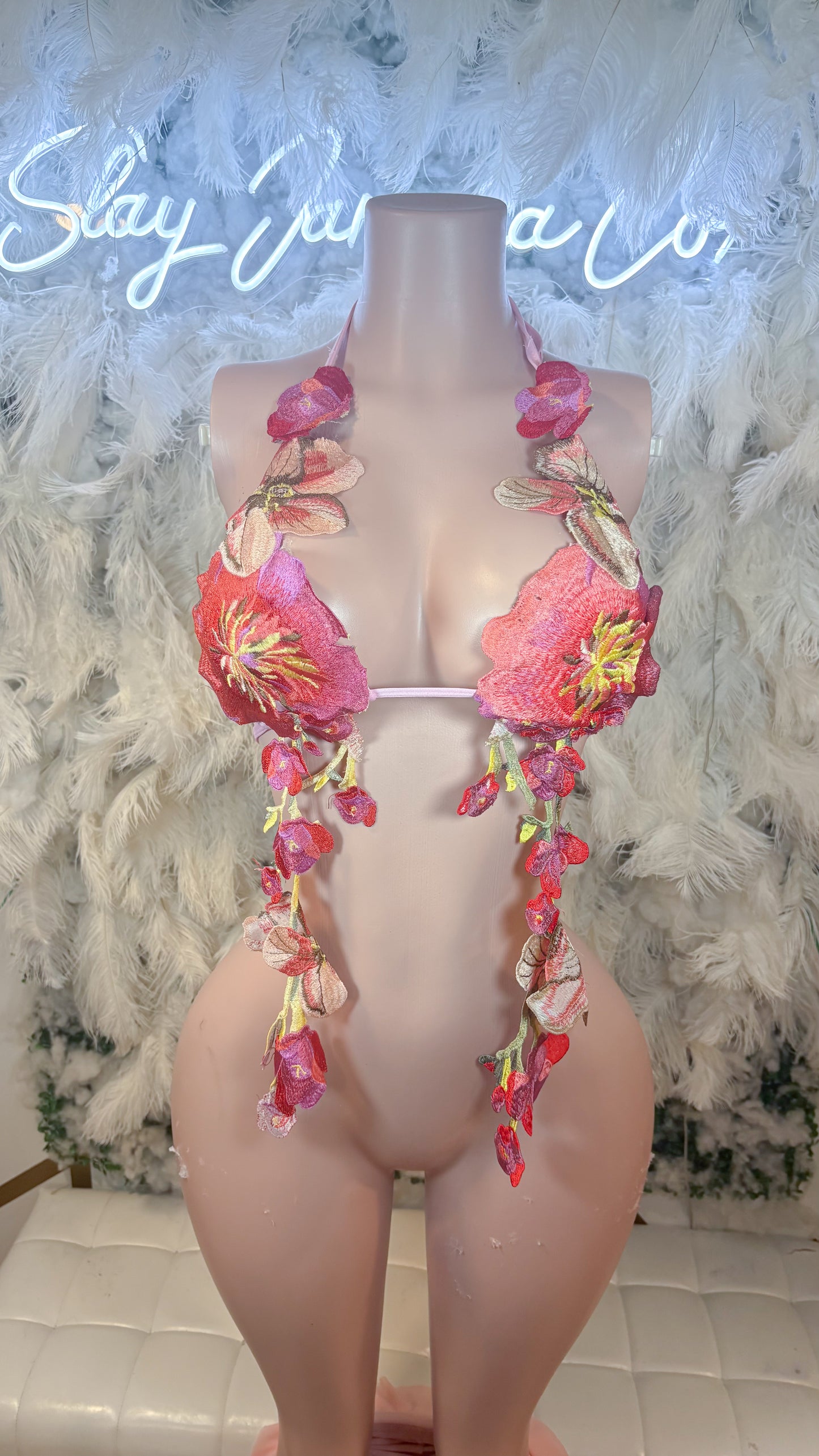 Hawaiian Mojito Sunrise Floral Top - Pink
