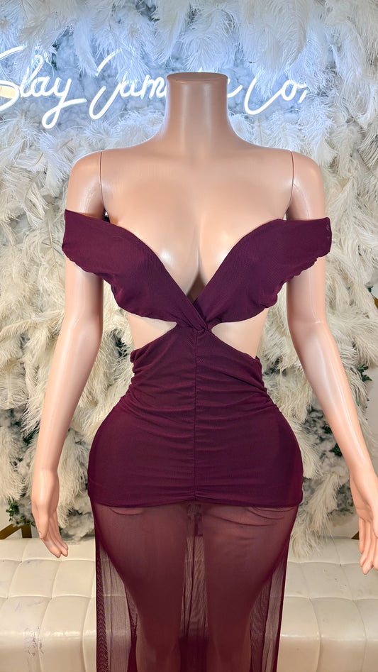 A Trip Around Rome Maxi Dress - Plum