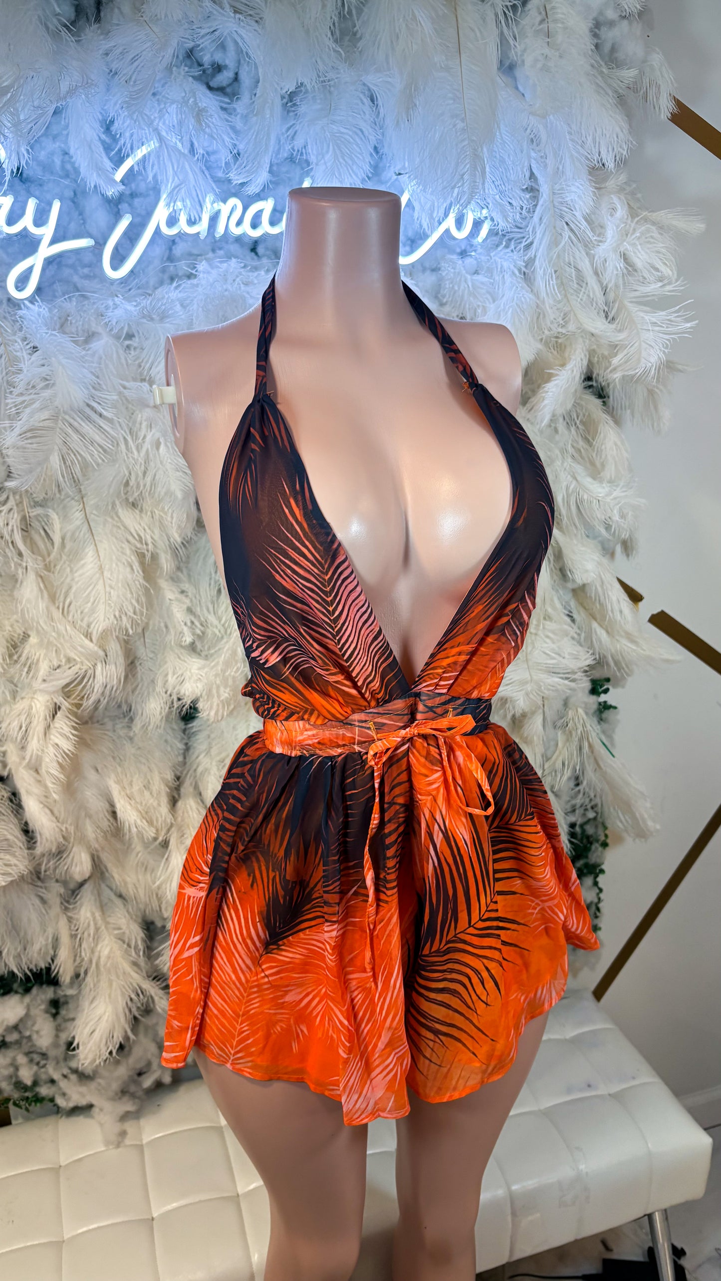 READY TO SHIP Miami Sunrise Romper