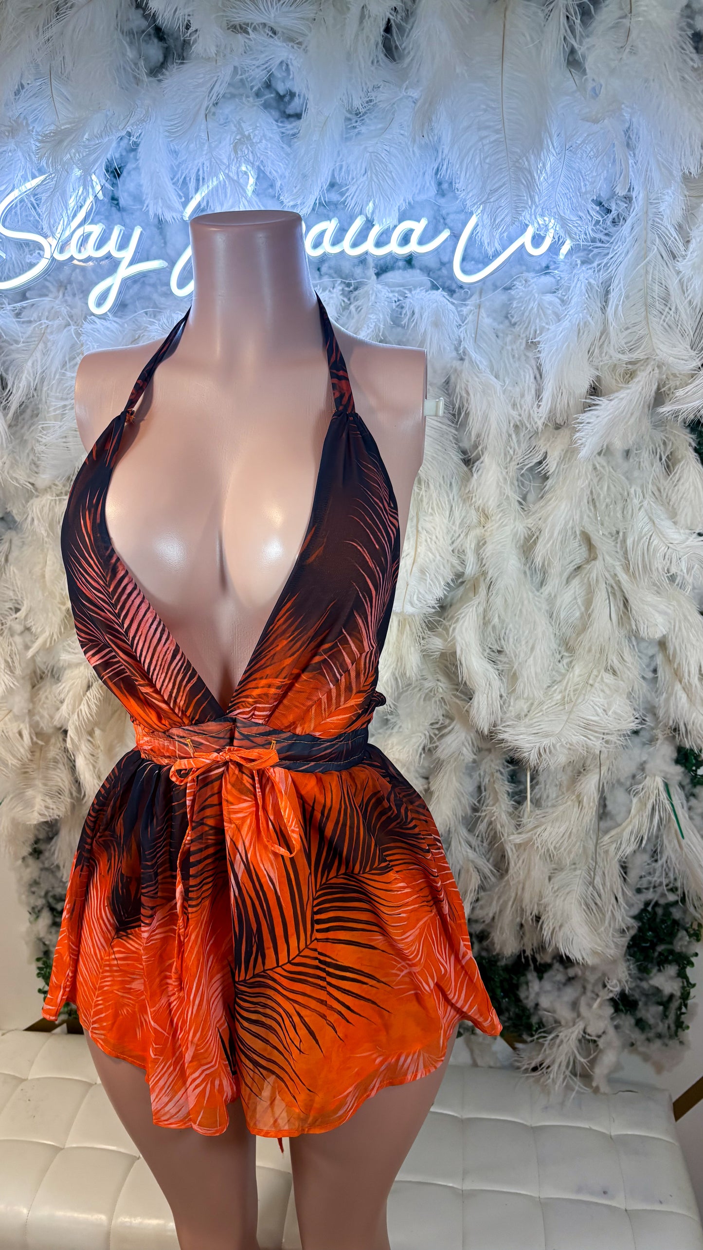 READY TO SHIP Miami Sunrise Romper