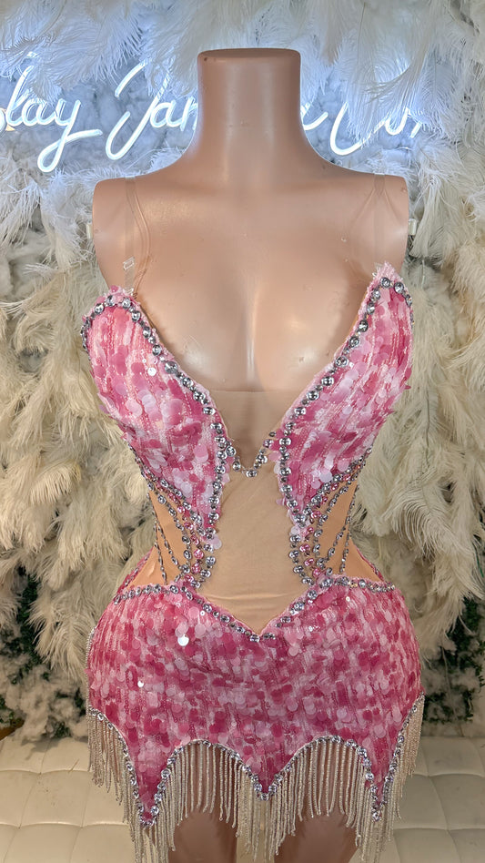 READY TO SHIP Princess Luxe Mesh Mini Dress