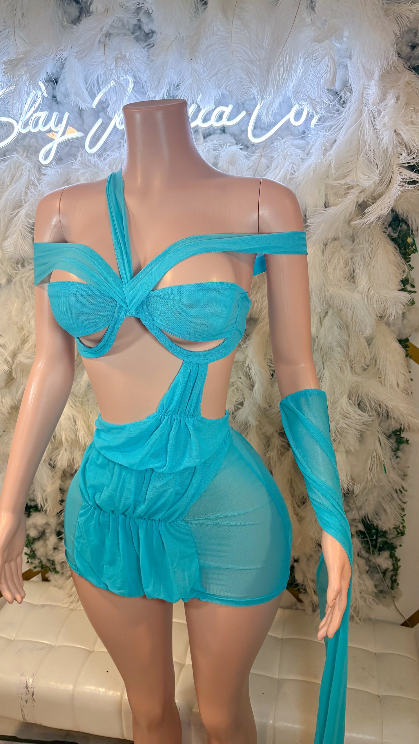 READY TO SHIP Miss Risqué Mini Dress