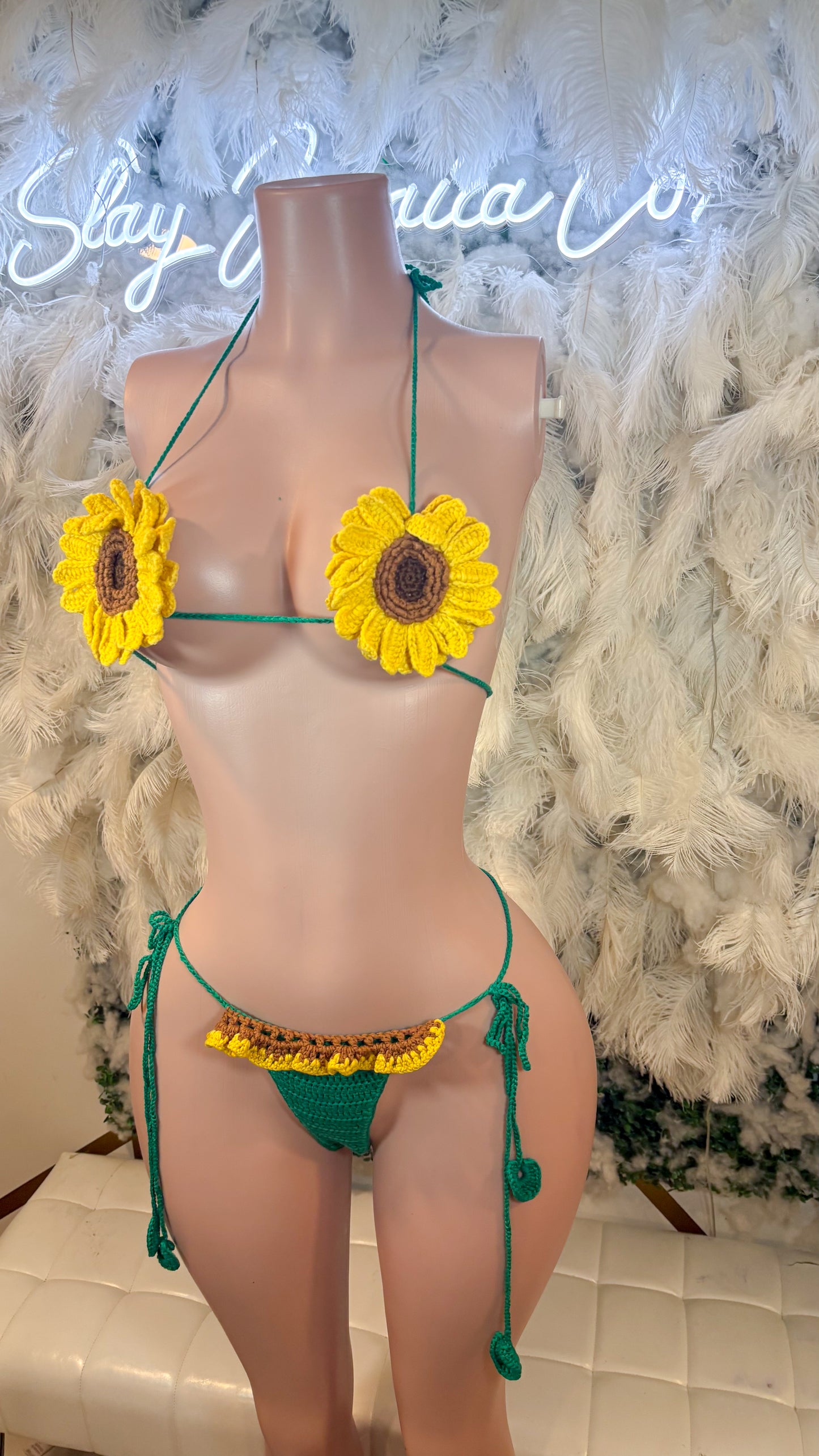 READY TO SHIP Pocket Full Of Sunflowers Bikini