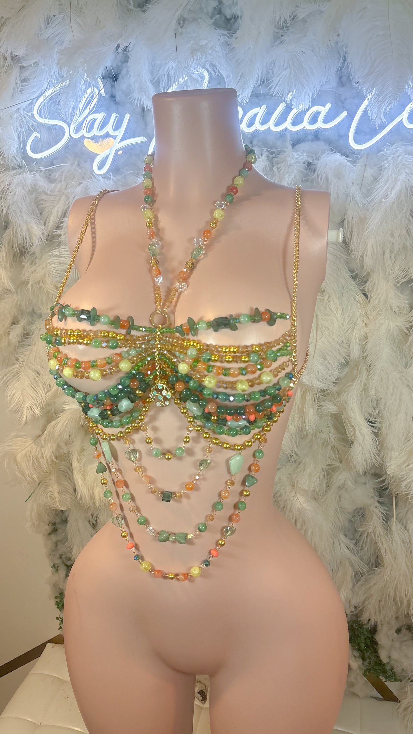 READY TO SHIP Tahitian Desires Beaded Top