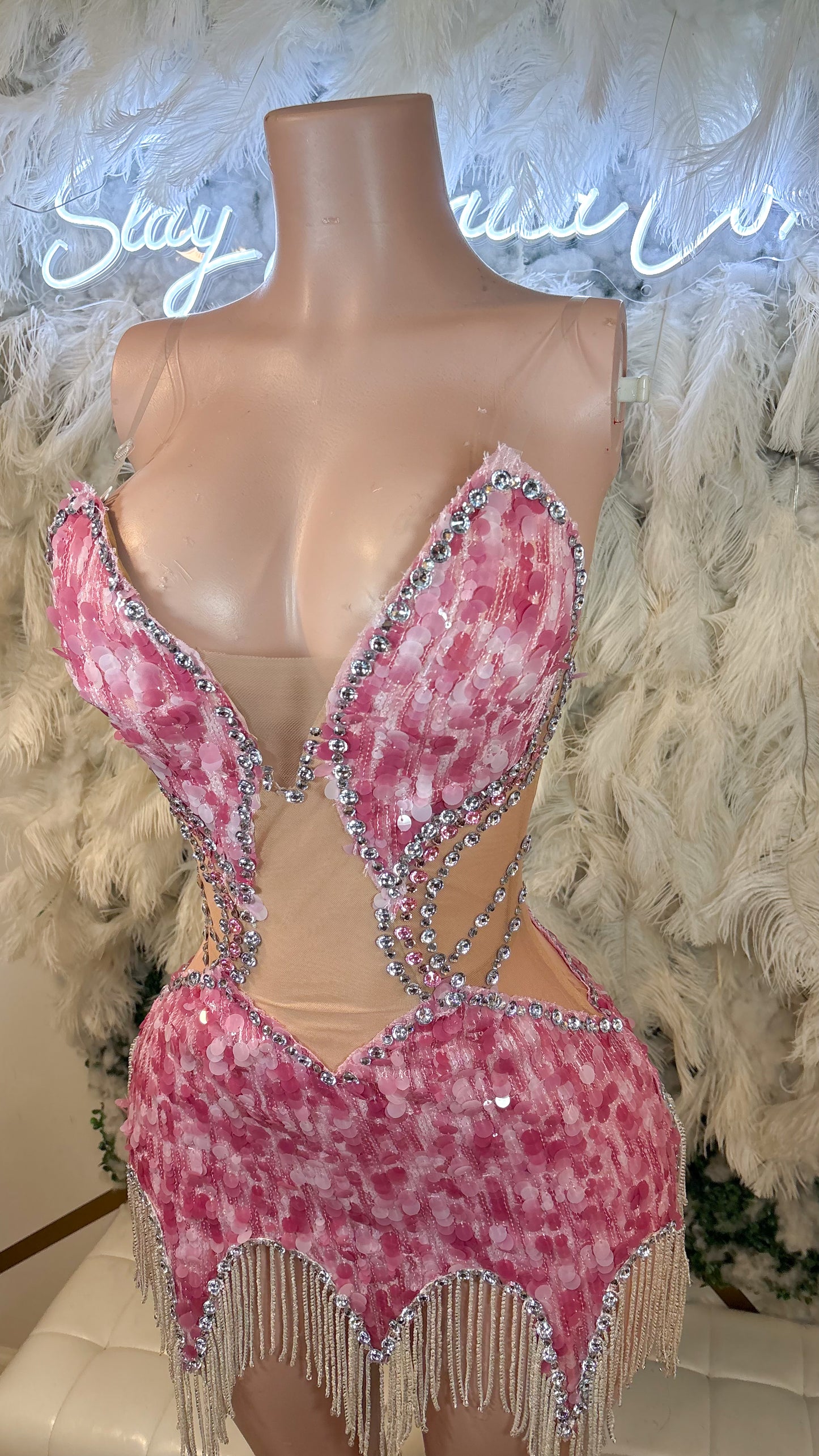 READY TO SHIP Princess Luxe Mesh Mini Dress