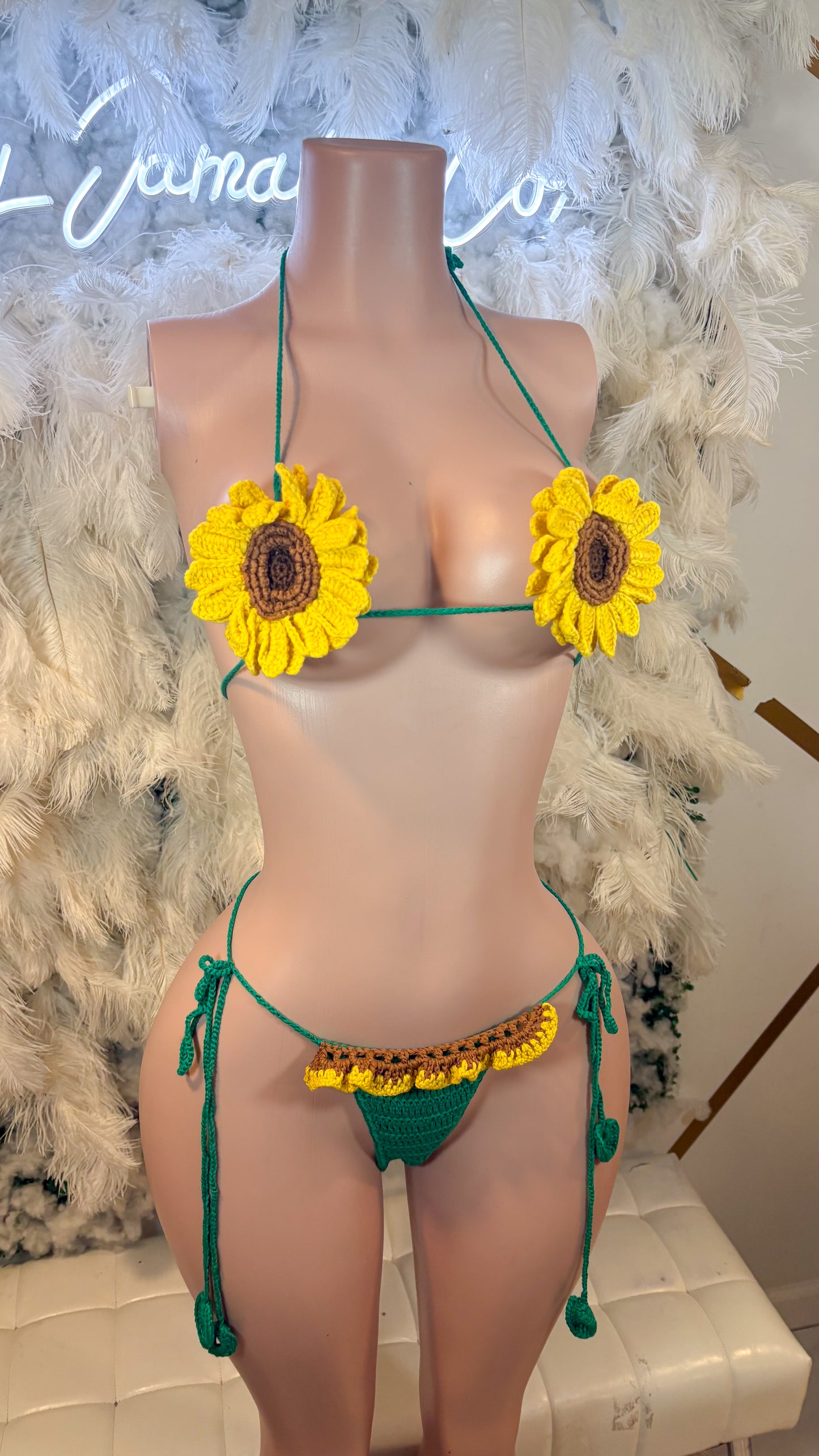 READY TO SHIP Pocket Full Of Sunflowers Bikini