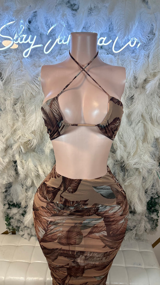 READY TO SHIP Here We Go Again Skirt Set