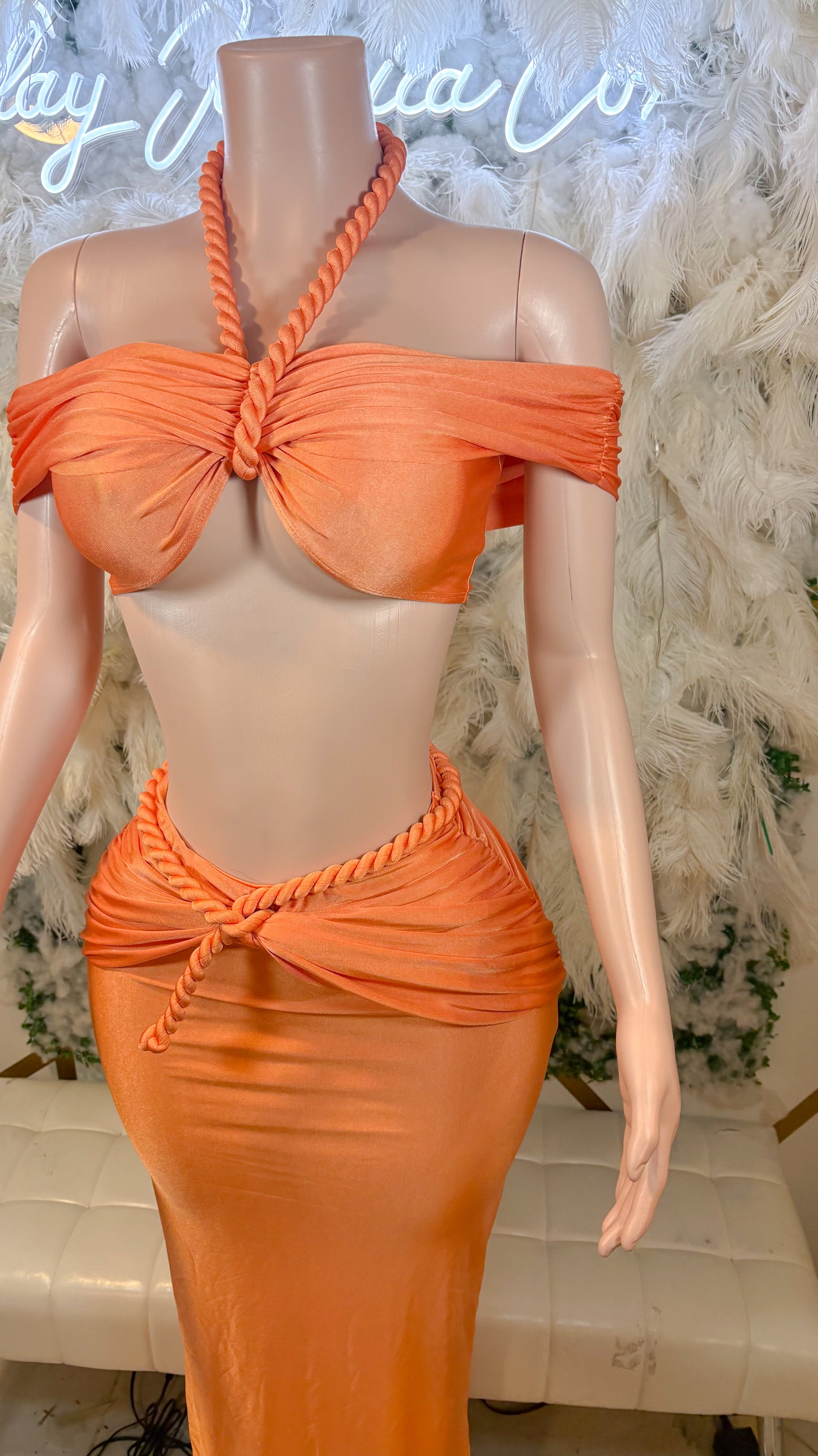 READY TO SHIP Her Tropical Sensation Skirt Set