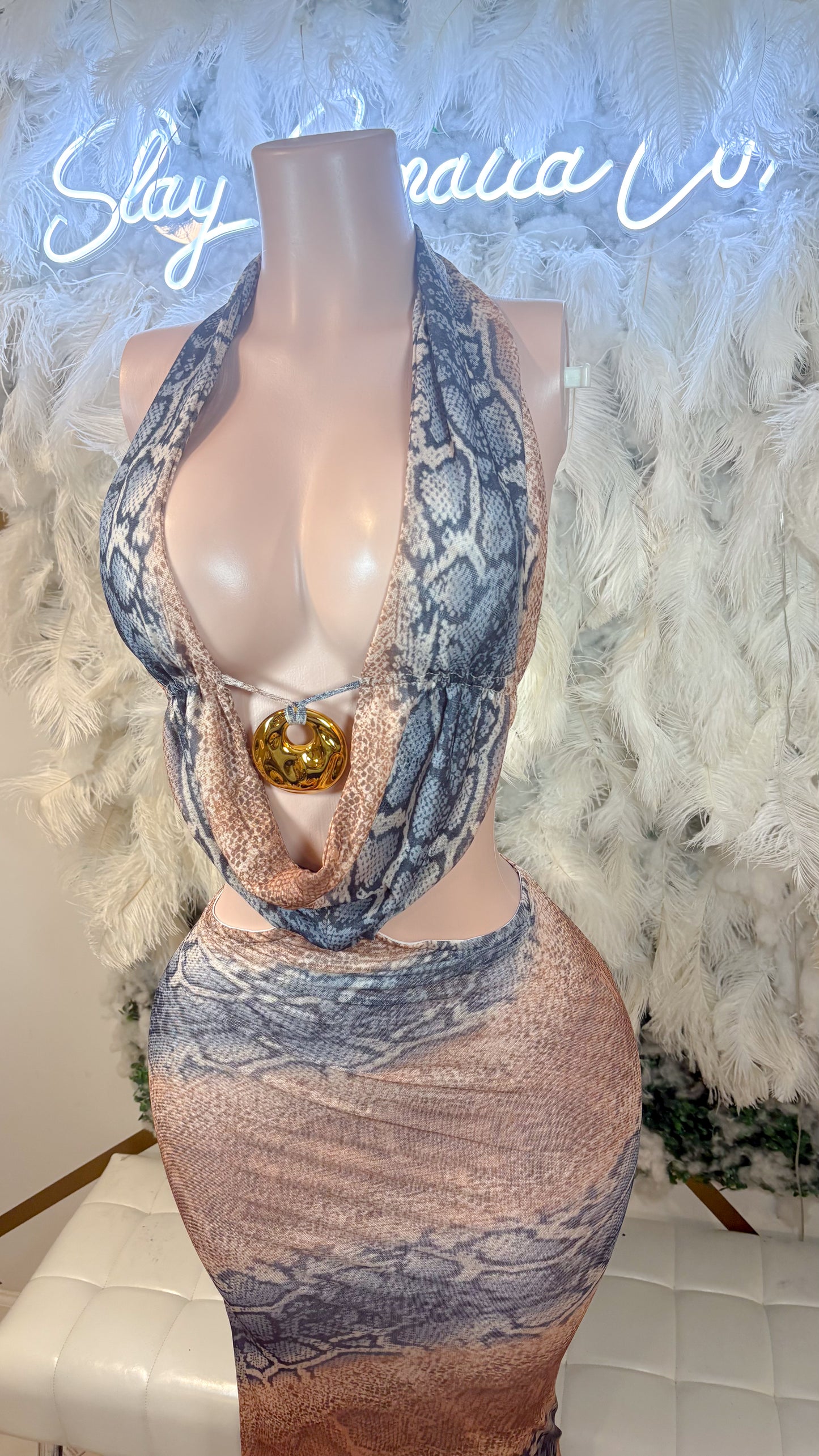 READY TO SHIP Let Her Be Bad Maxi Dress