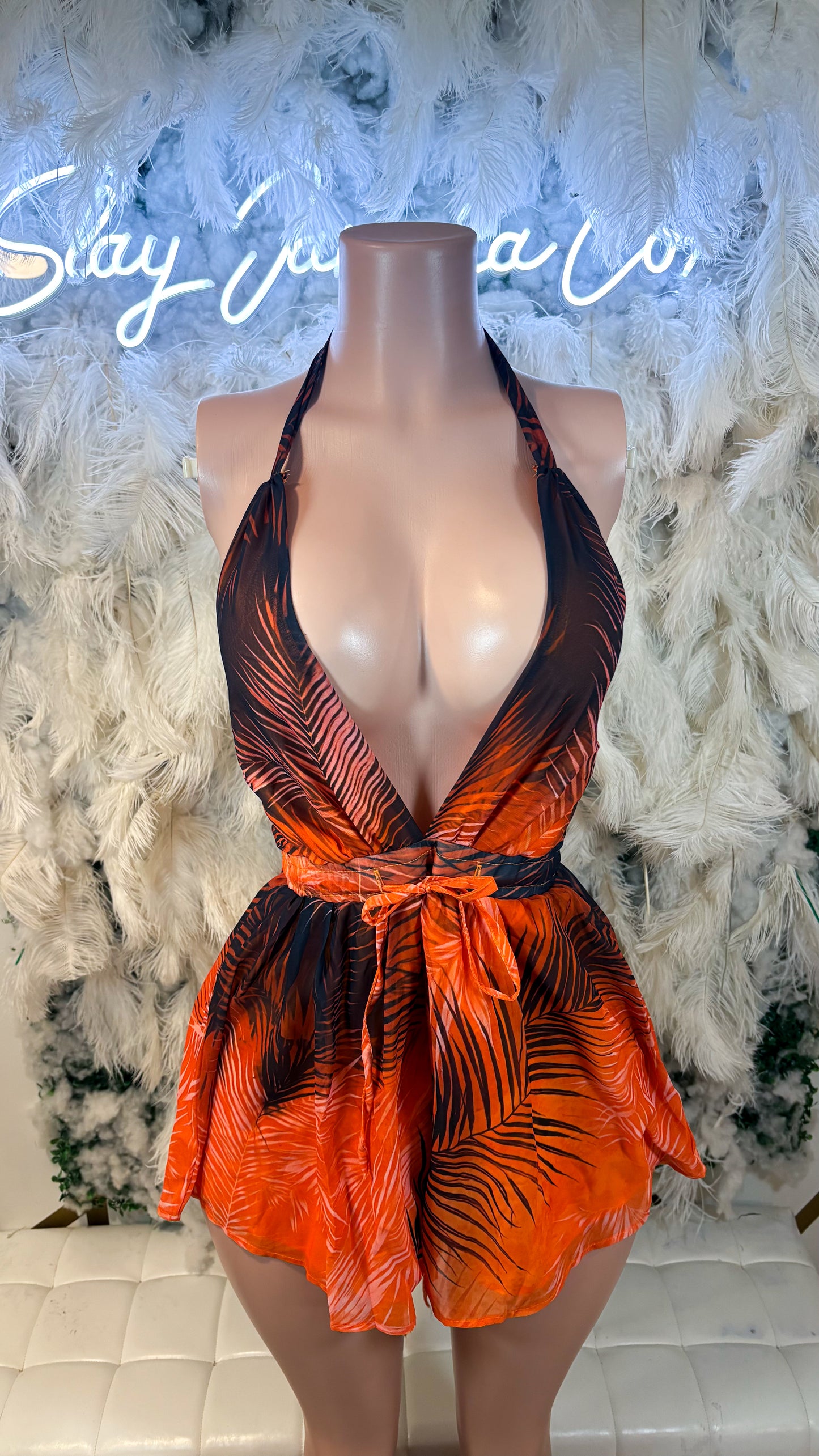 READY TO SHIP Miami Sunrise Romper