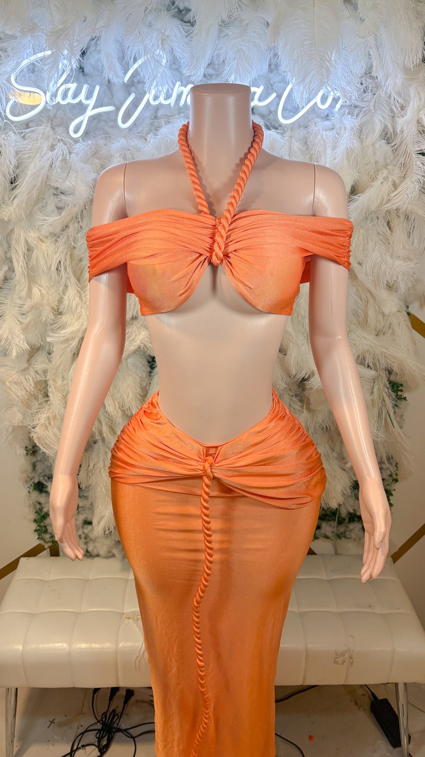 READY TO SHIP Her Tropical Sensation Skirt Set