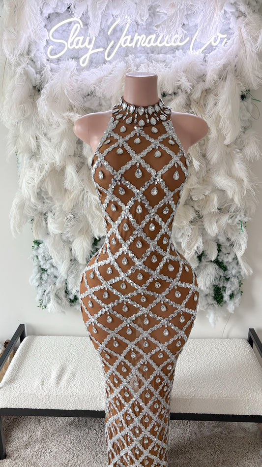 Unbelievable Romance Mesh Luxe Dress