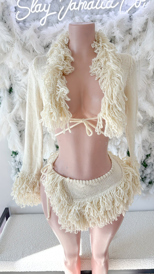 The Sweetest Baddie Frilled Skirt Set