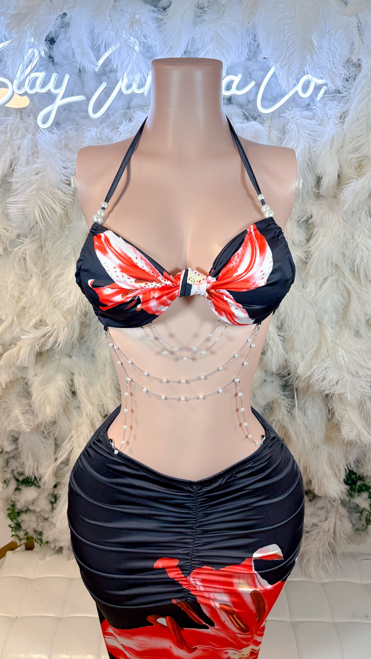 READY TO SHIP Hawaiian Secrets Pearl Maxi Dress