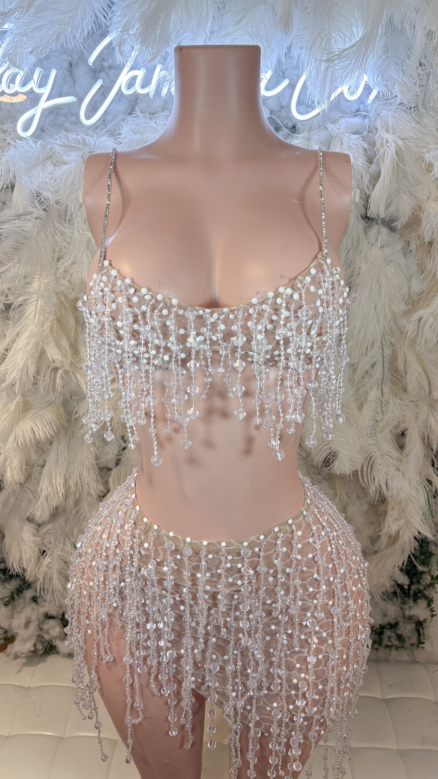READY TO SHIP Pearls For The Girls Skirt Set