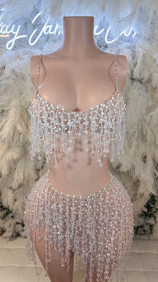 READY TO SHIP Pearls For The Girls Skirt Set