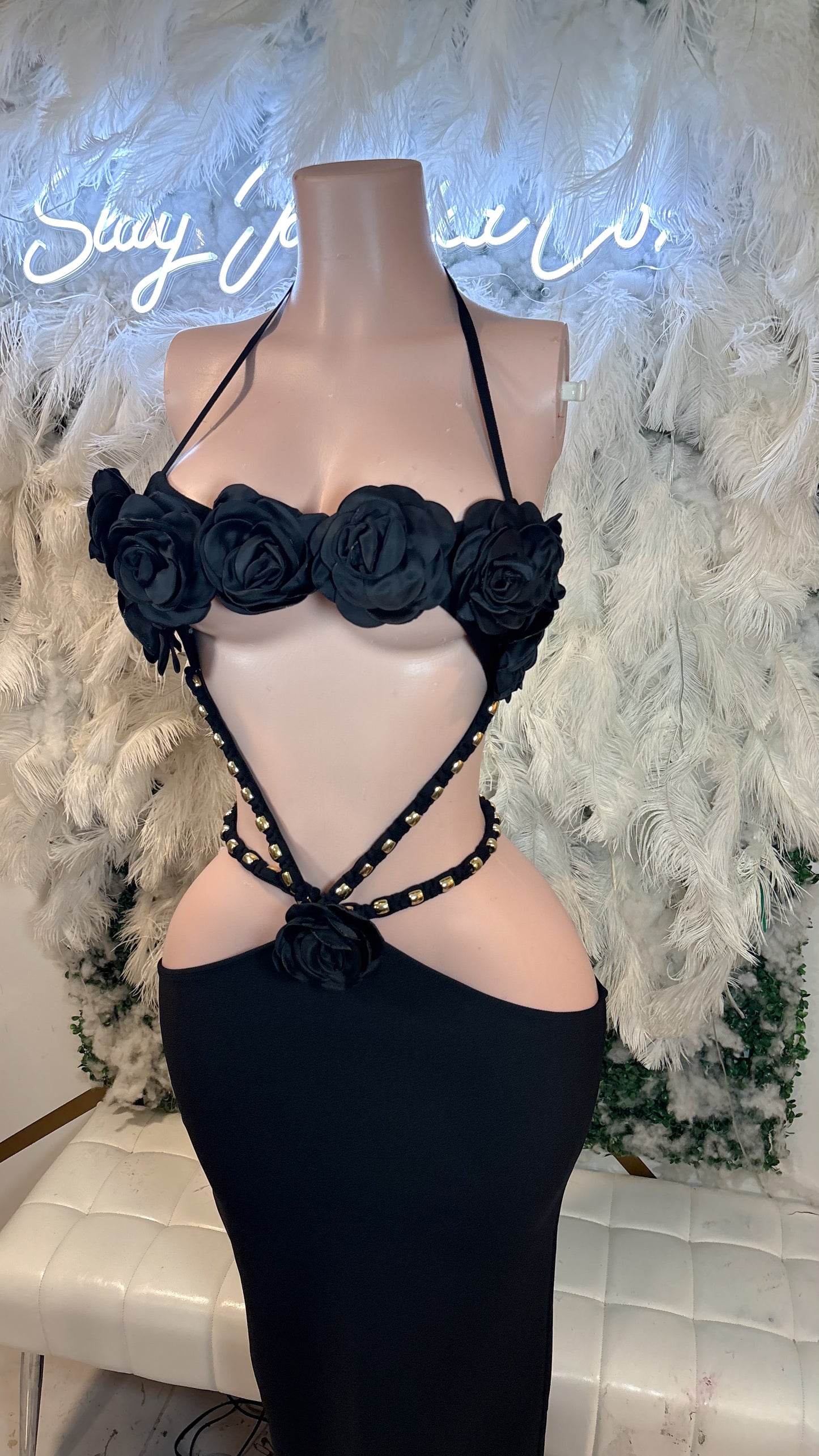 READY TO SHIP The Baddest to Walk Maxi Dress