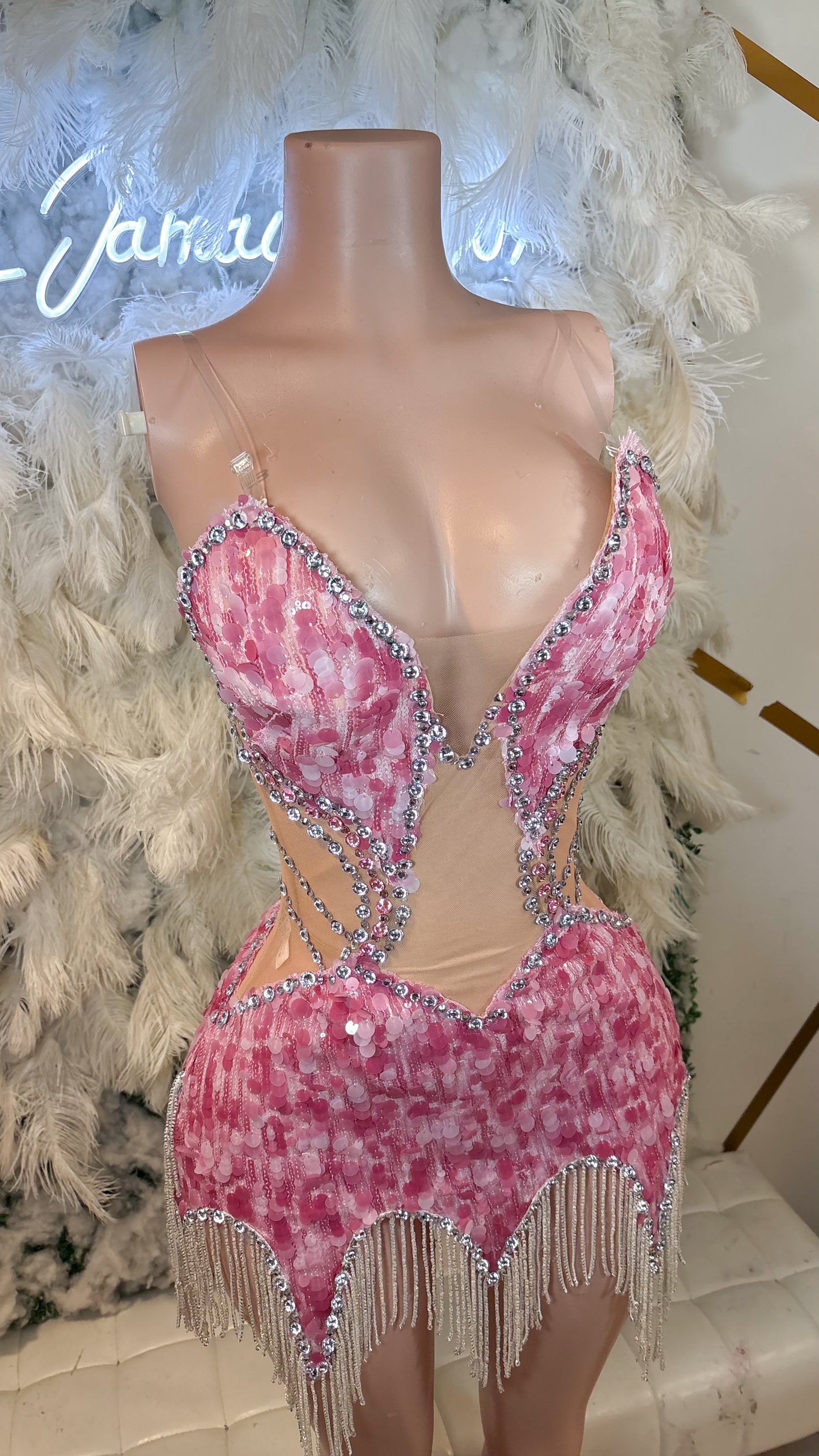 READY TO SHIP Princess Luxe Mesh Mini Dress